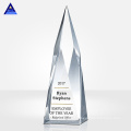 Trophy Blue Clear Plague Plaque and Shield Crown Obelisk Crystal Award